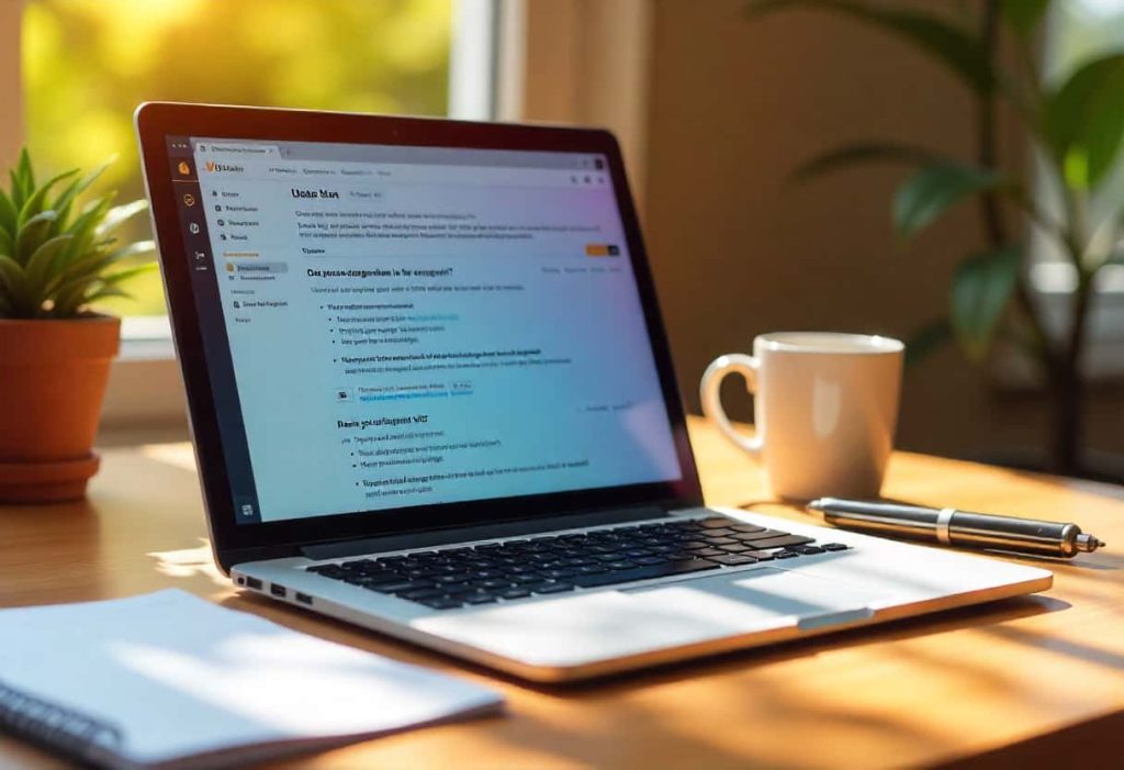AWS exam practice questions displayed on computer screen with study notes